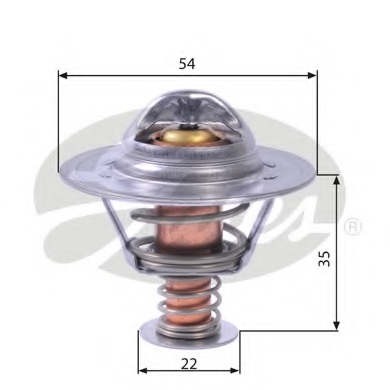 Termostat Opel Astra G Z17DTL / Z17DTH GATES